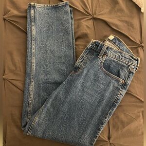 Abercrombie & Fitch the 90s straight mid rise curve love jeans